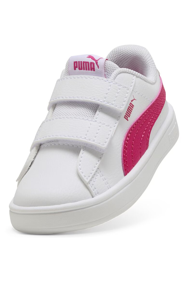 Puma Спортни обувки Rickie от еко кожа с велкро Червен/Мръснобял