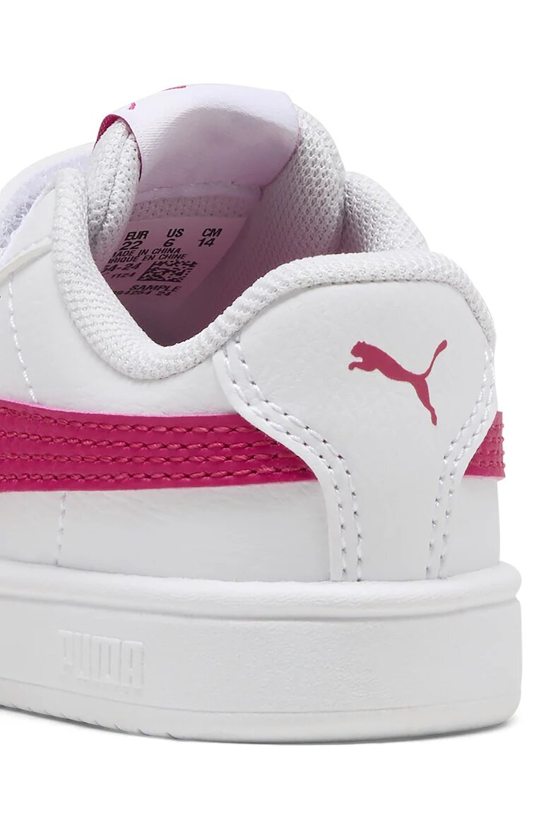 Puma Спортни обувки Rickie от еко кожа с велкро Червен/Мръснобял