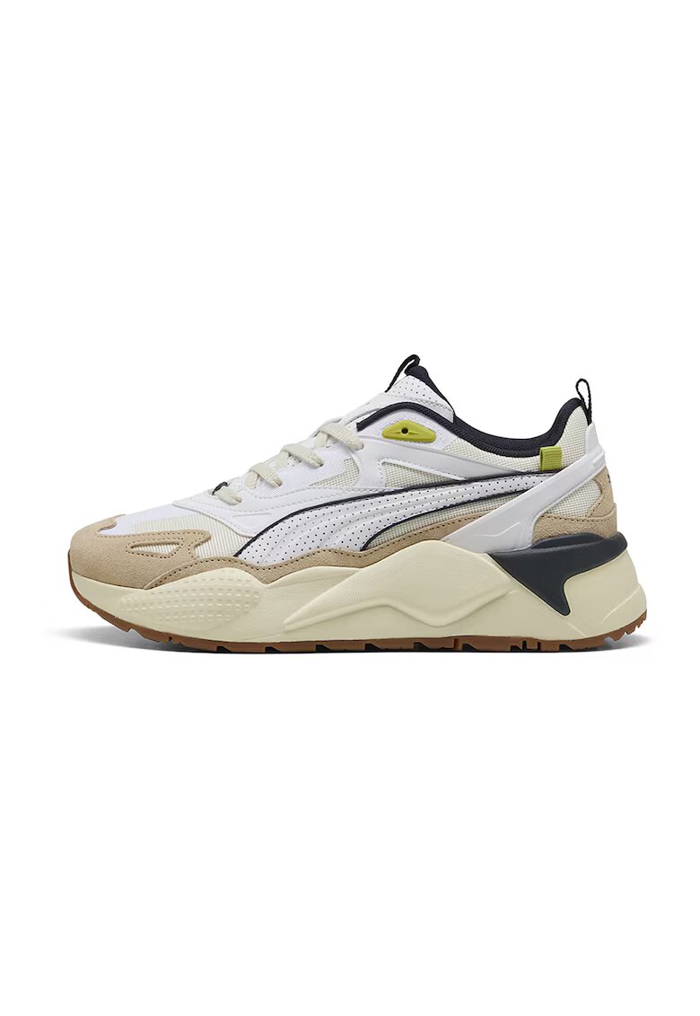 Puma Спортни обувки RS-X с кожа - Бял/Бежов