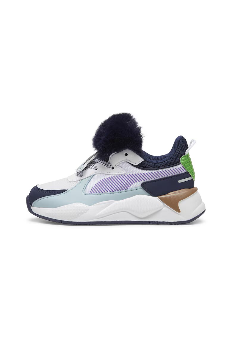 Puma Спортни обувки RS-X Trolls с еко пух - Ледено синьо/Тъмносин