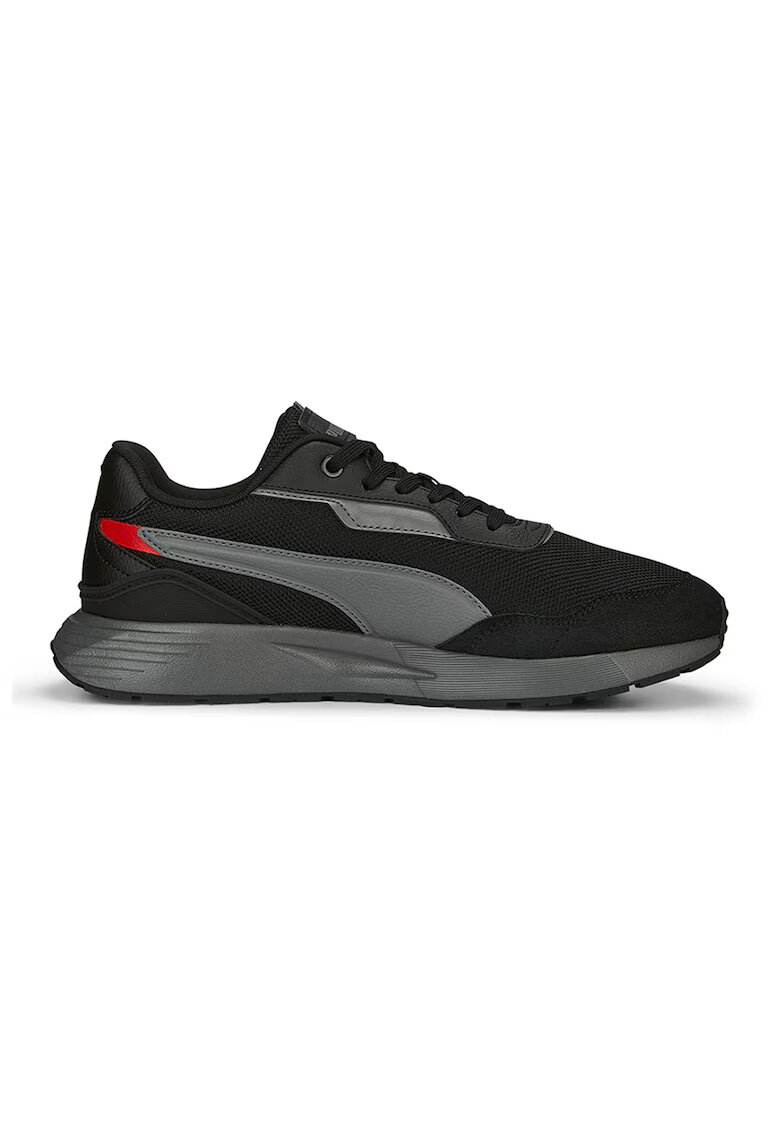 Puma Спортни обувки Runtamed Plus с еко кожа - Черен/Сив