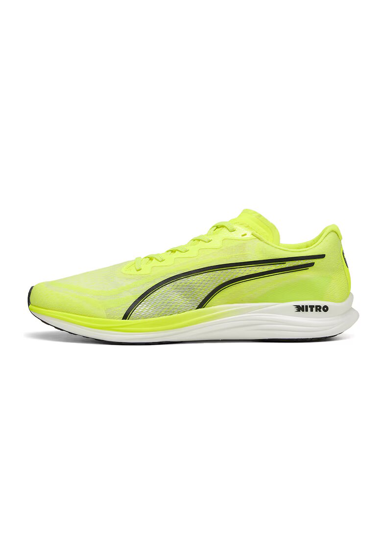Puma Спортни обувки с принт и връзки - Черен/Жълт