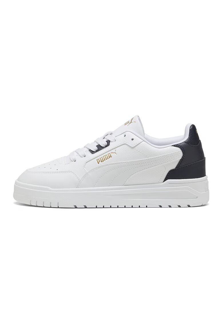 Puma Спортни обувки Shuffle Dowtown от еко кожа - Бял/Тъмносин