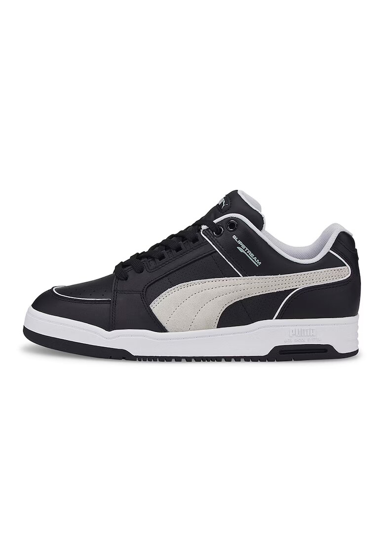 Puma Спортни обувки Slipstream Retro Sum от кожа и велур - Бял/Черен