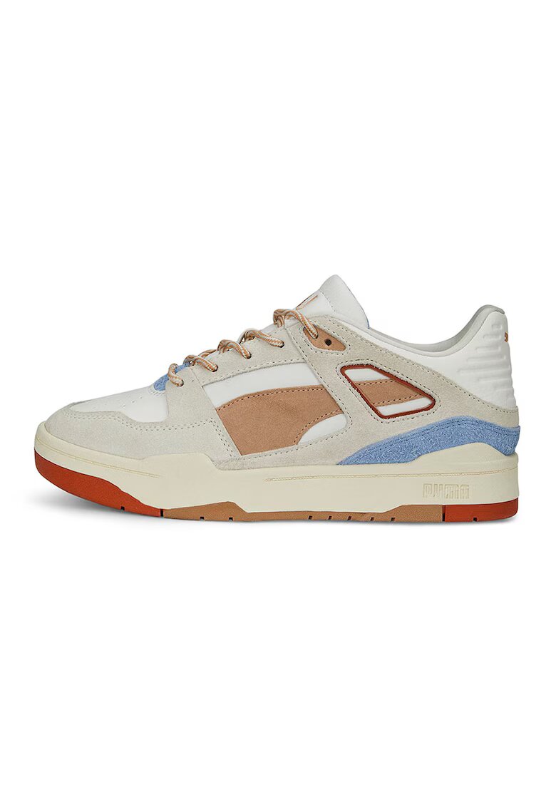Puma Спортни обувки Slipstream с велур - Кафяв/Мръснобял