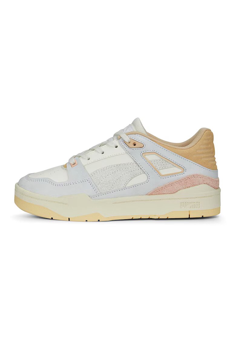 Puma Спортни обувки Slipstream Thrifted с велур - Сив/Мръснобял