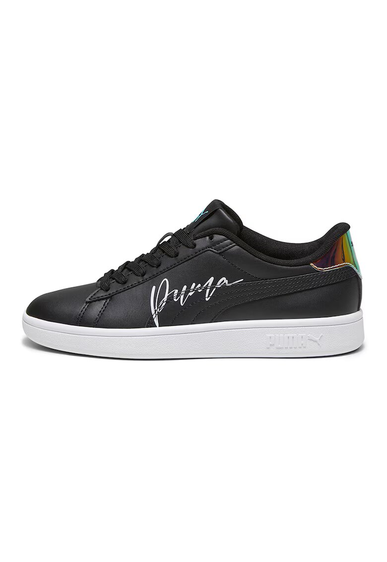 Puma Спортни обувки Smash 3.0 с лого - Бял/Розово