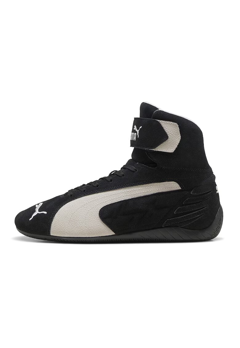 Puma Спортни обувки Speedcat с велур до глезена - Черен/Бежов