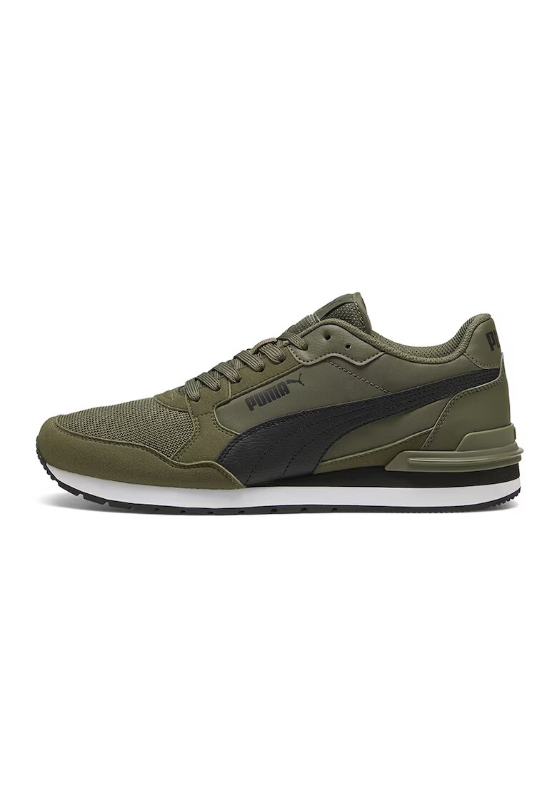Puma Спортни обувки ST Runner V4 от еко кожа и текстил - Черен/Светло