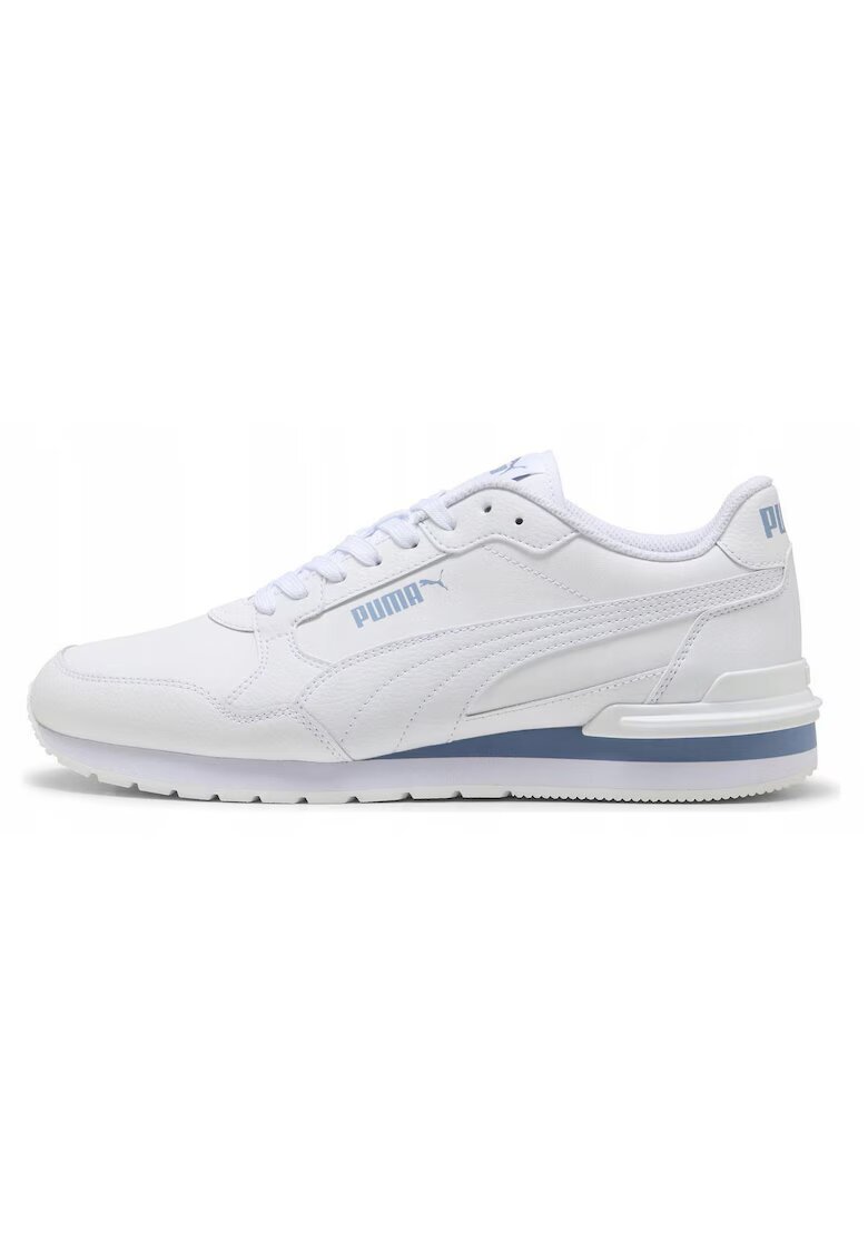 Puma Спортни обувки ST Runner v4 от кожа и еко кожа - Бял