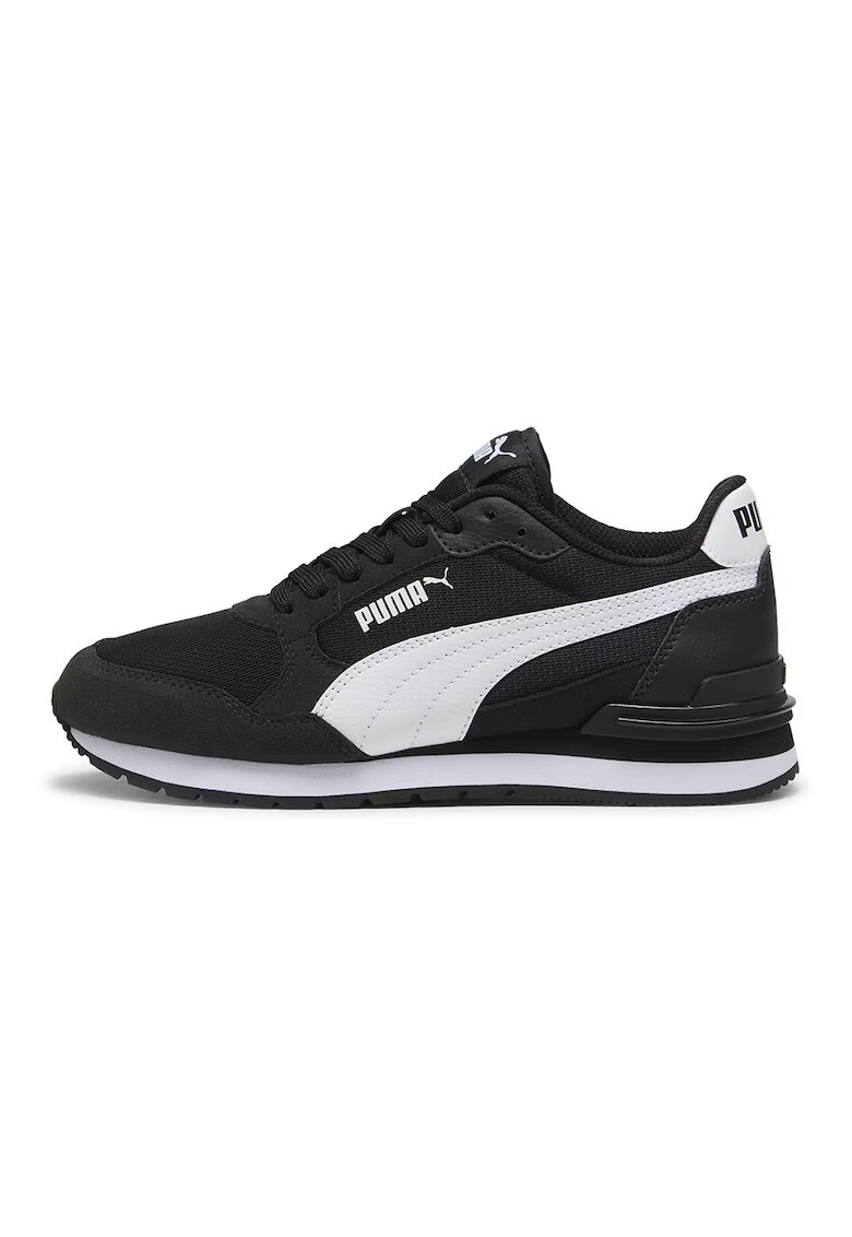 Puma Спортни обувки ST Runner v4 с текстил - Бял/Черен