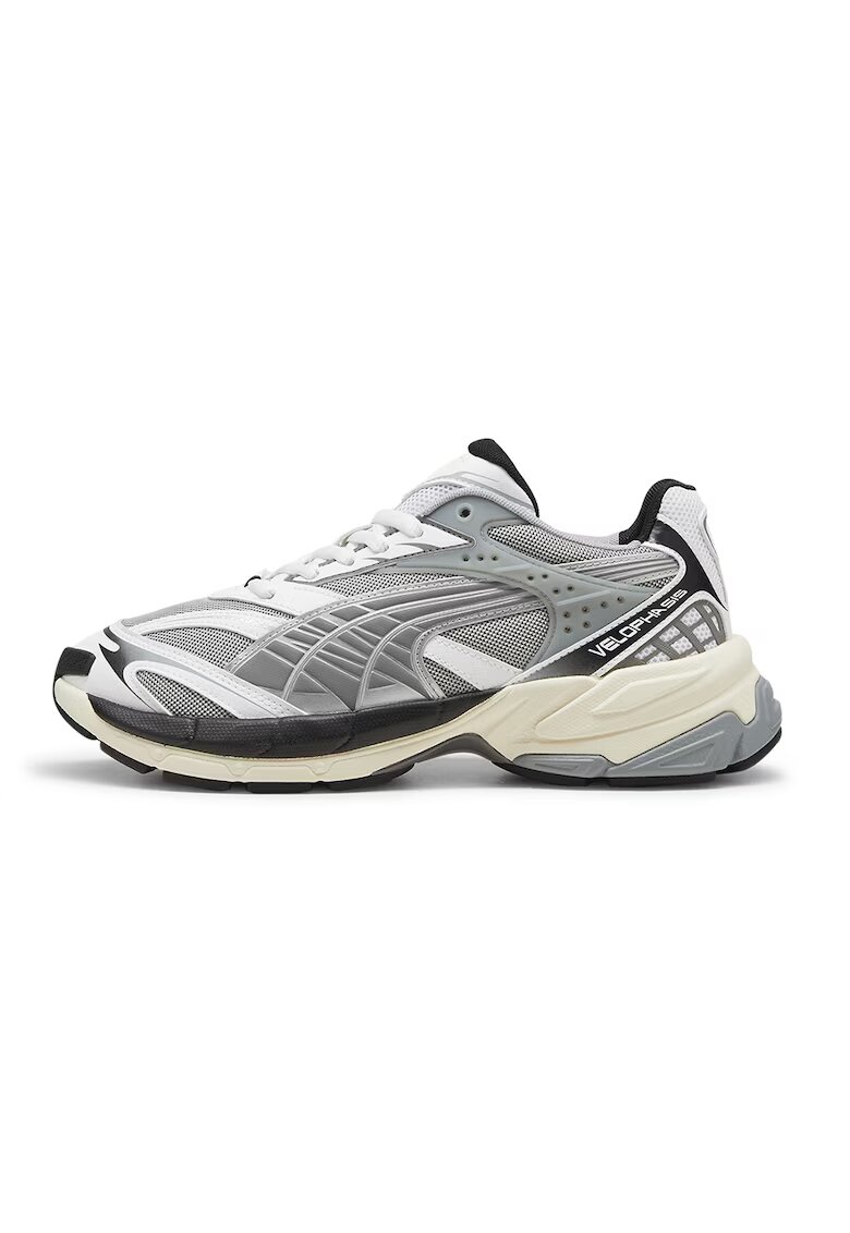 Puma Спортни обувки Velophasis Born in the 2000s с текстил - Черен/Светло сив/Сребрист