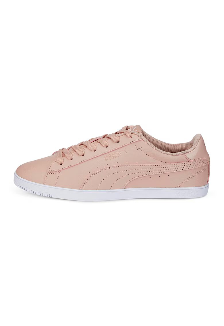 Puma Спортни обувки Vikky Lopro от еко кожа с лого - Розова сьомга/Розово златисто