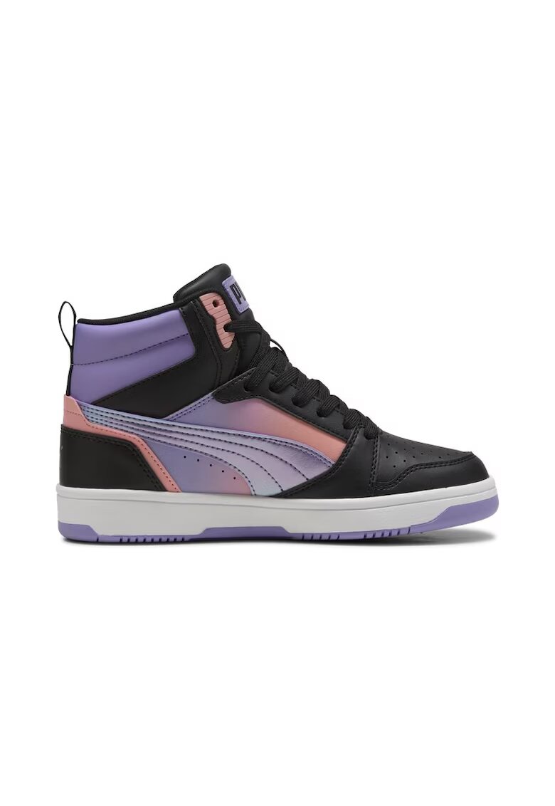 Puma Спортни обувки за момчета - rebound v6 mid blurry dreams jr - 400586-02 - Черни