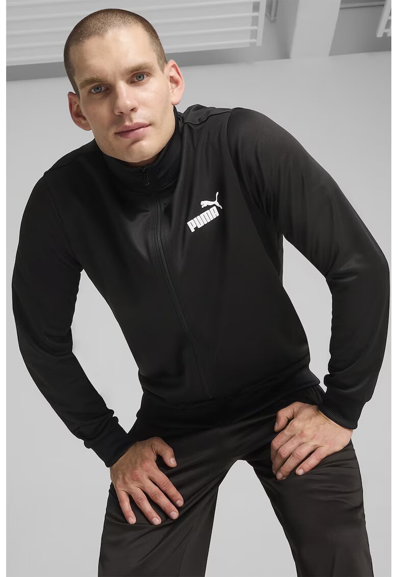 Puma Суитшърт с лого и цип