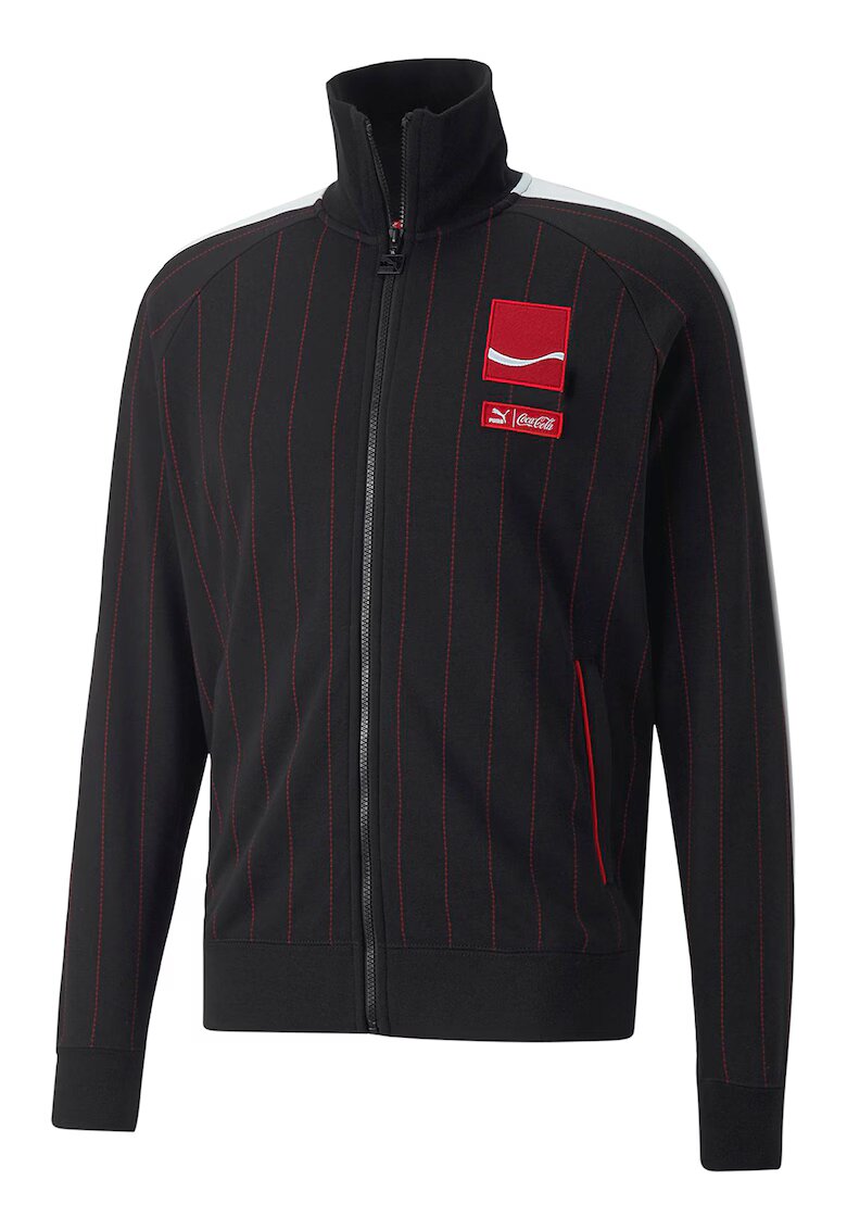 Puma Суитшърт с шарка на X COCA COLA T7 TR - Червен/Черен