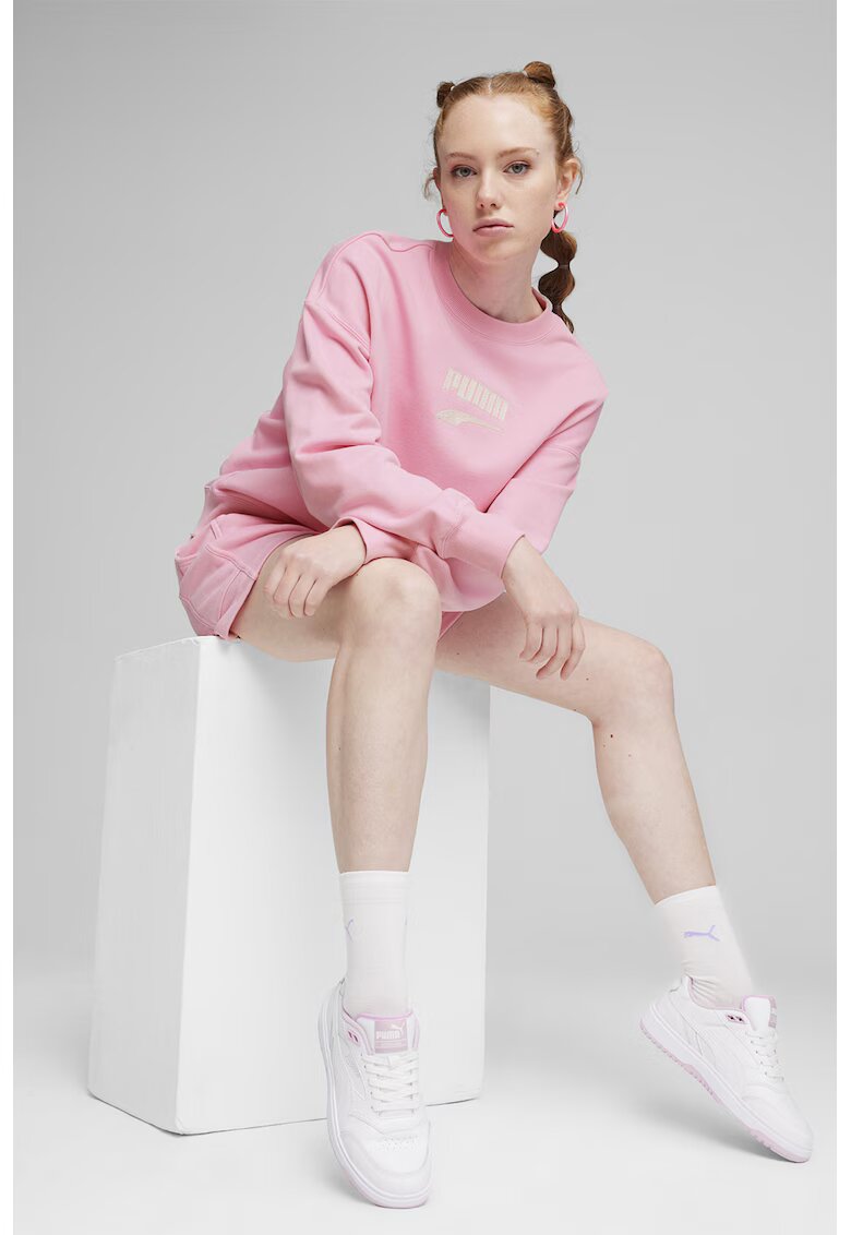 Puma Суитшърт със свободна кройка и лого