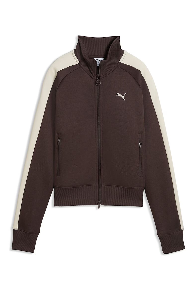 Puma Суитшърт T7 Always On с цип Коняк кафяв