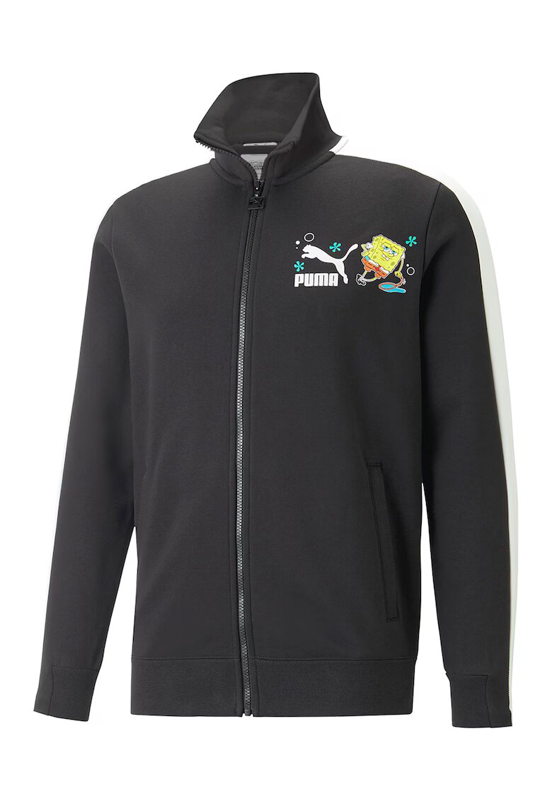Puma Суитшърт T7 с цип и щампа на Spongebob
