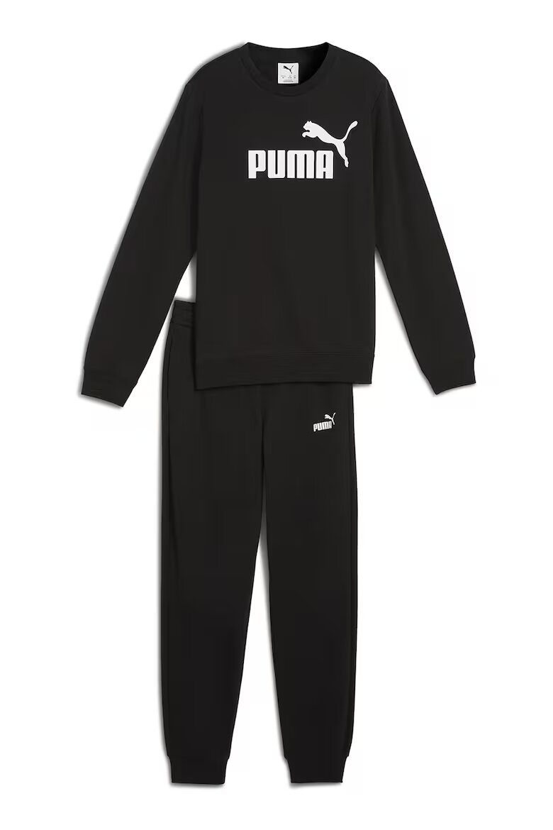 Puma Свободен спортен екип с памук Бял/Черен