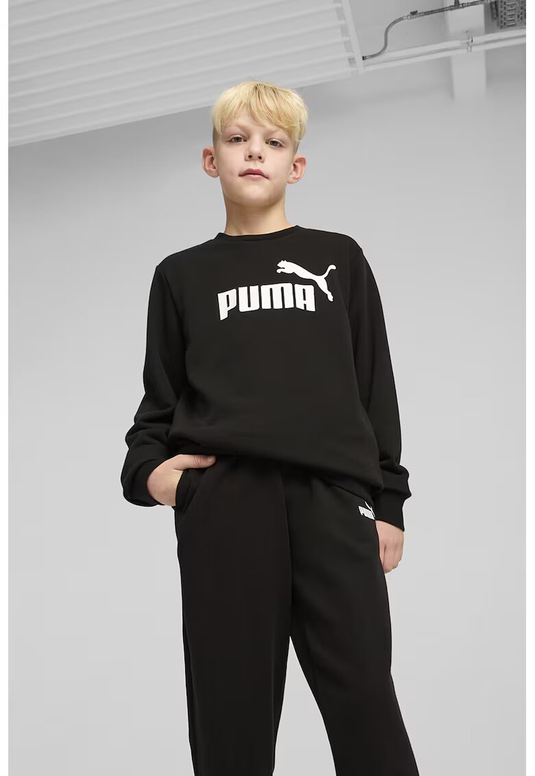 Puma Свободен спортен екип с памук - Бял/Черен