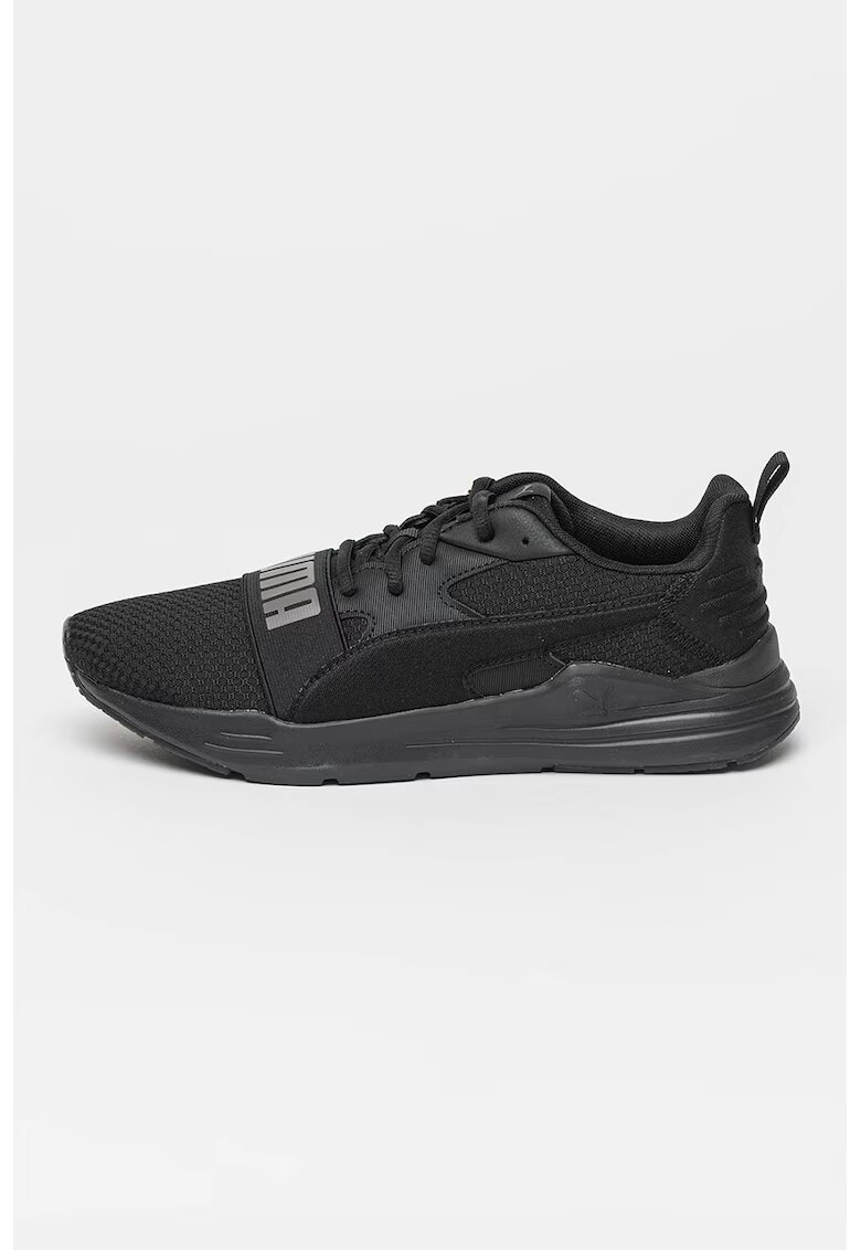 Puma Текстилни спортни обувки Wired Run Pure с лого - Черен