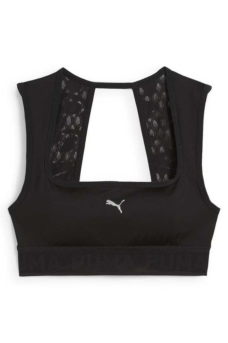 Puma Тренировъчно бюстие Move с изрязан гръб Черен