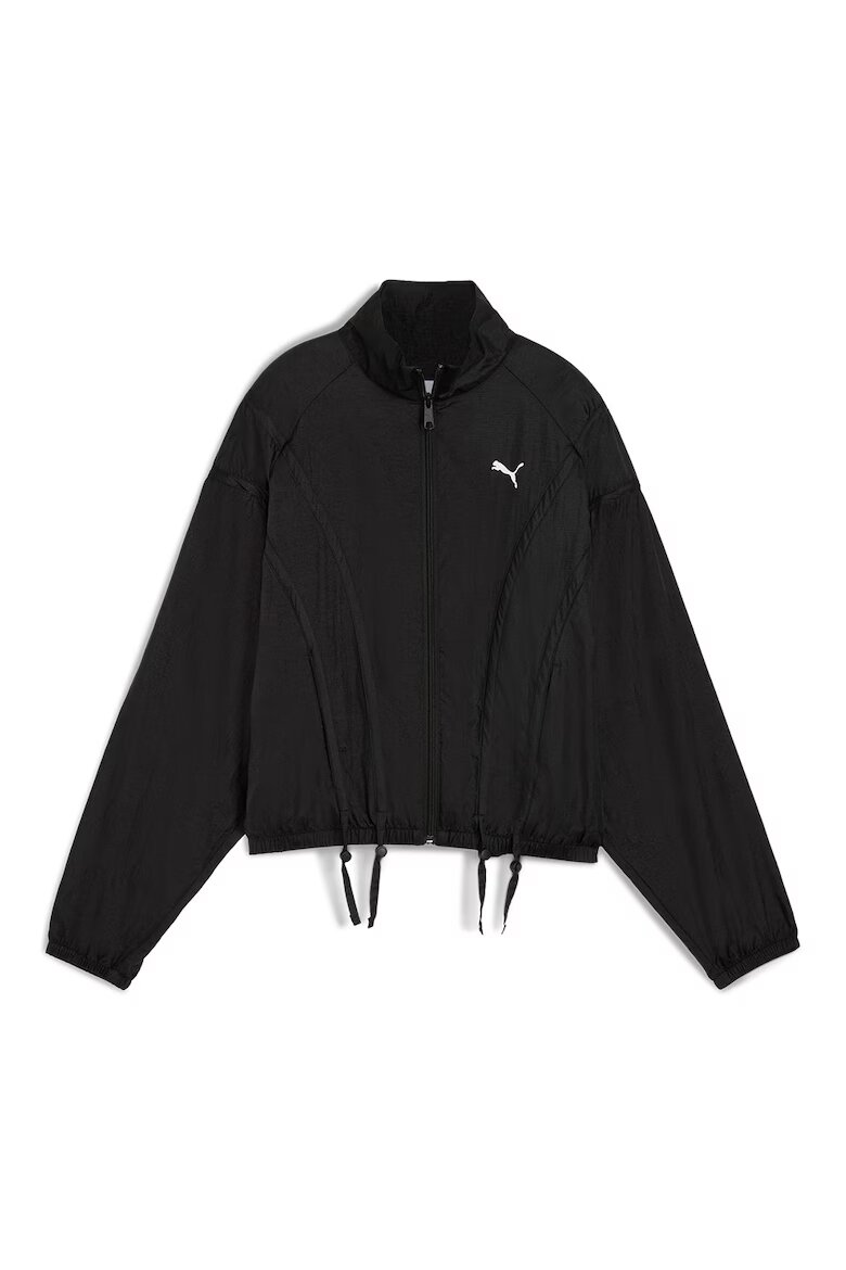 Puma Уголемено яке Dare To с цип и регулиращ се подгъв Черен