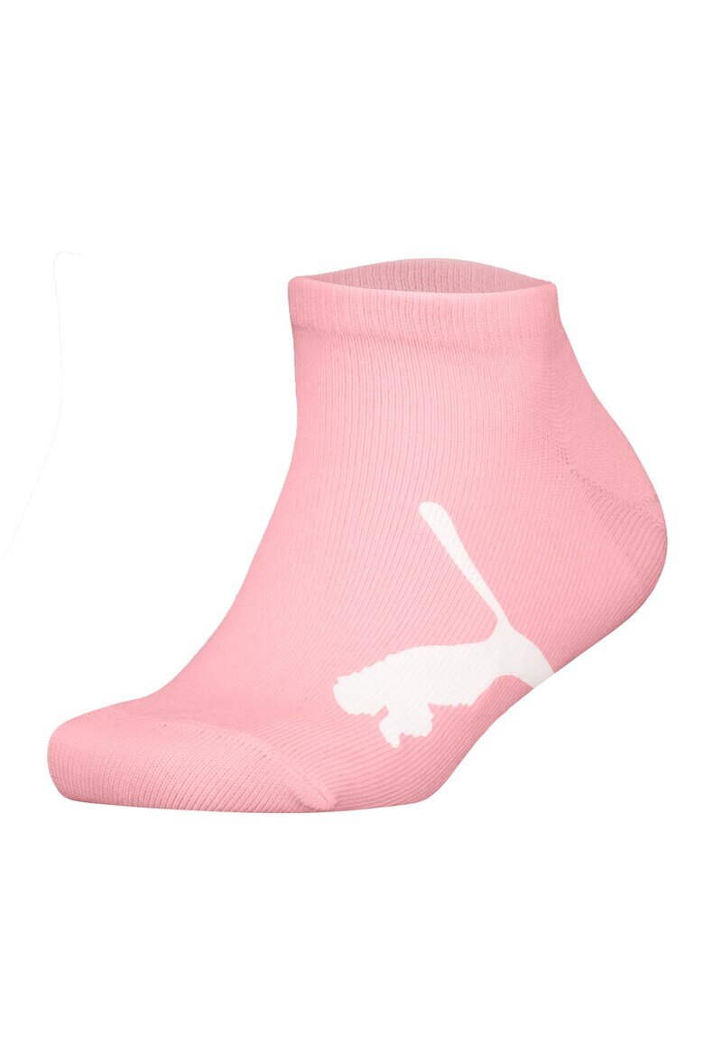 Puma Унисекс чорапи с лого - 3 чифта Бял/Сив/Розово