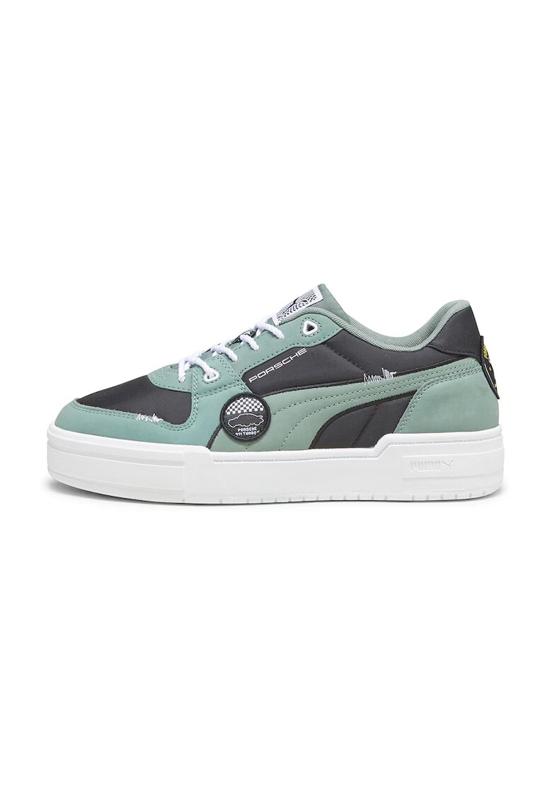 Puma Унисекс спортни обувки Ca Pro Lux с контрасти - Черен/Светлозелен
