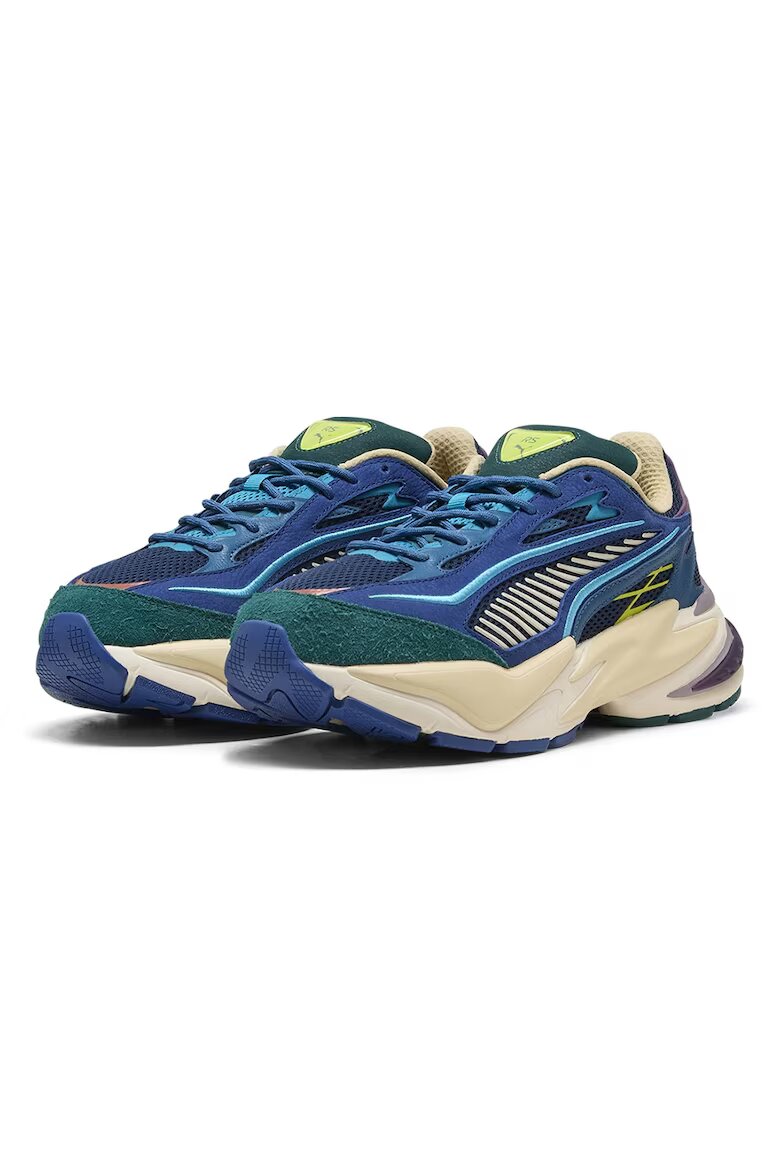 Puma Унисекс спортни обувки RS Surge с контрасти Изумрудено зелено/Cапфирено синьо