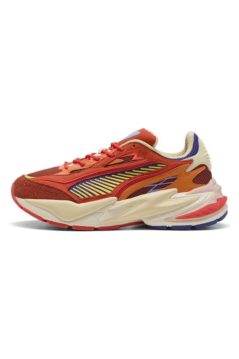 Puma Унисекс спортни обувки RS Surge с контрасти Жълт/Керемидено червено