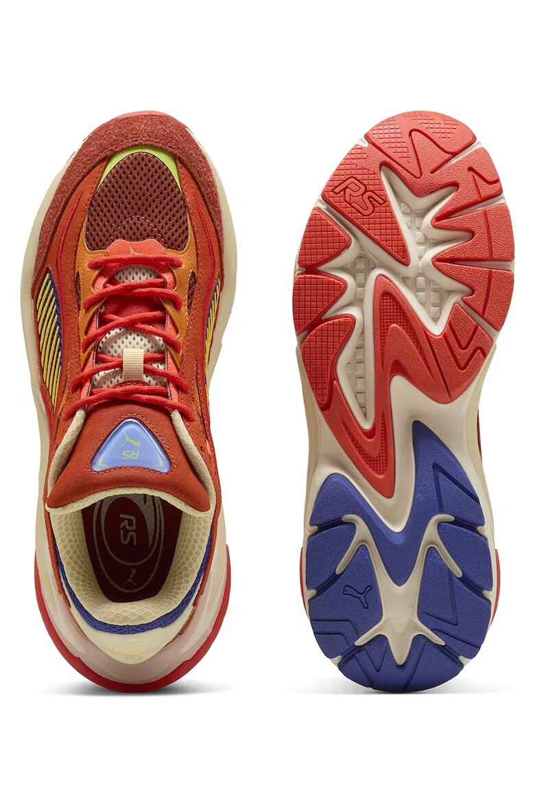 Puma Унисекс спортни обувки RS Surge с контрасти Жълт/Керемидено червено