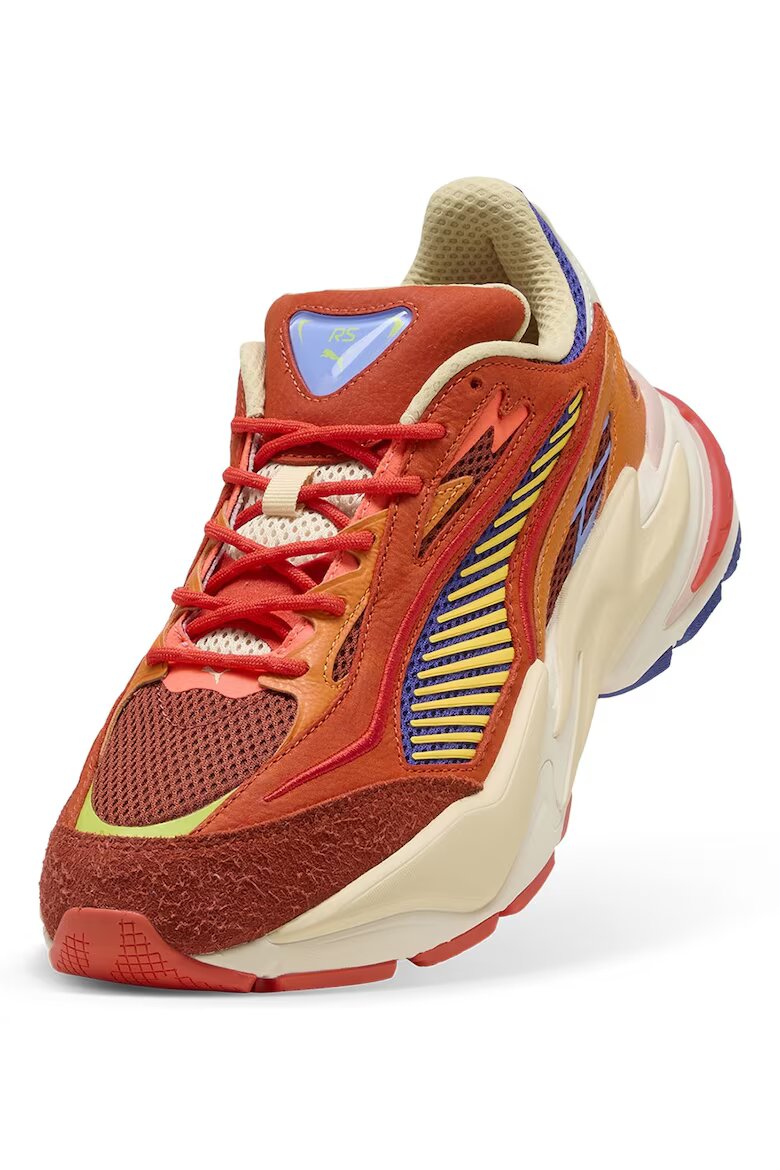 Puma Унисекс спортни обувки RS Surge с контрасти Жълт/Керемидено червено