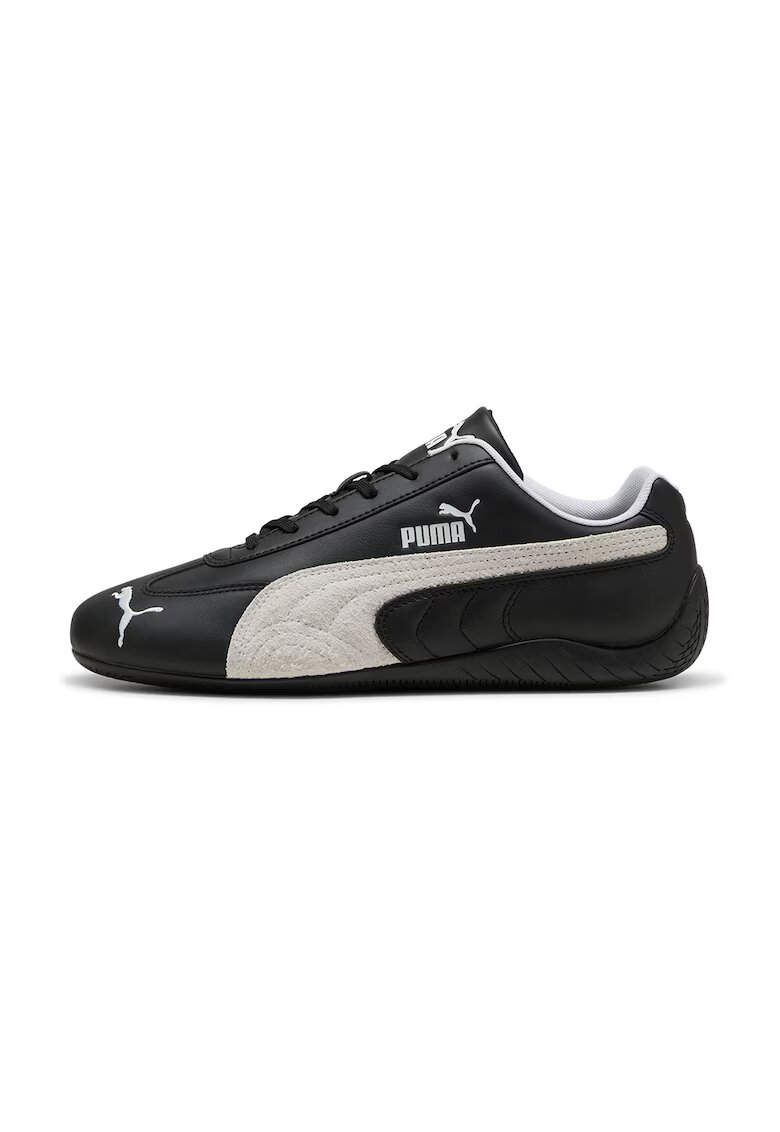 Puma Унисекс спортни обувки Speedcat от кожа - Черен/Светло