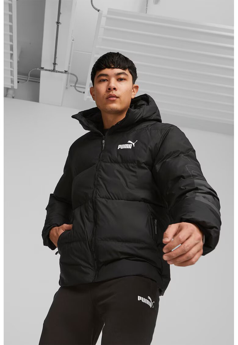 Puma Ватирано зимно яке с лого Power