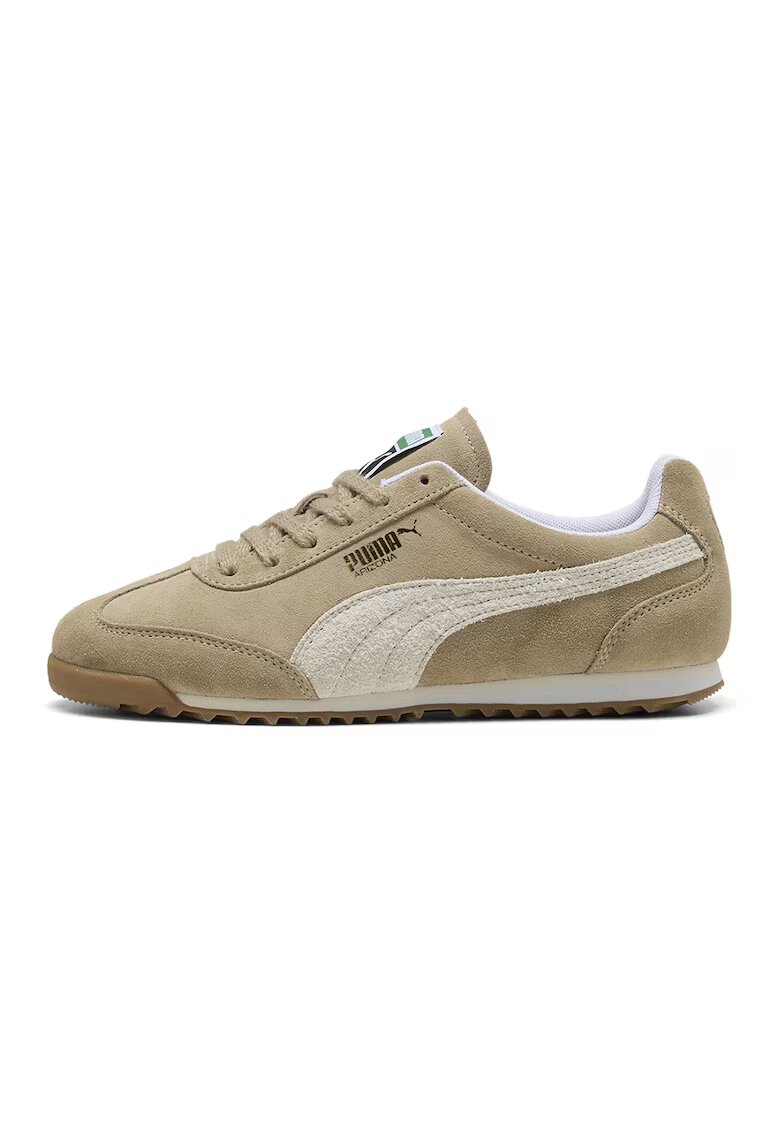 Puma Велурени спортни обувки Arizona - Слонова кост/Камел