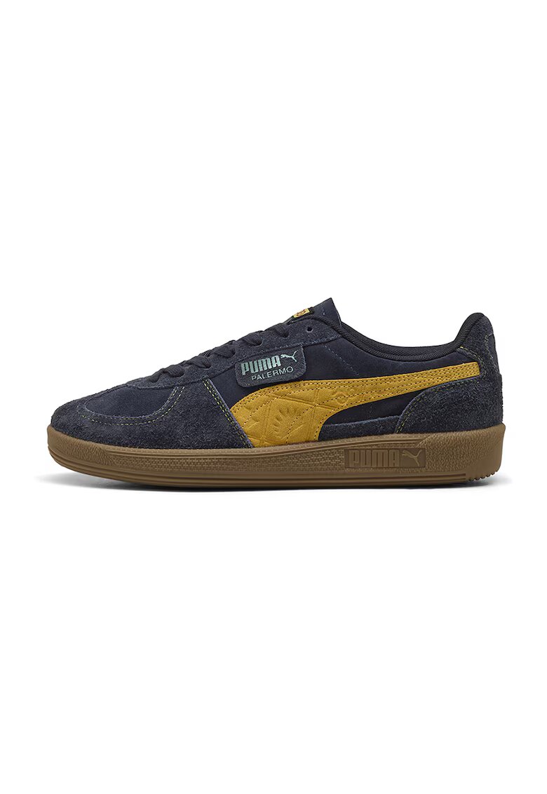 Puma Велурени спортни обувки - Червен/Черен/Жълт