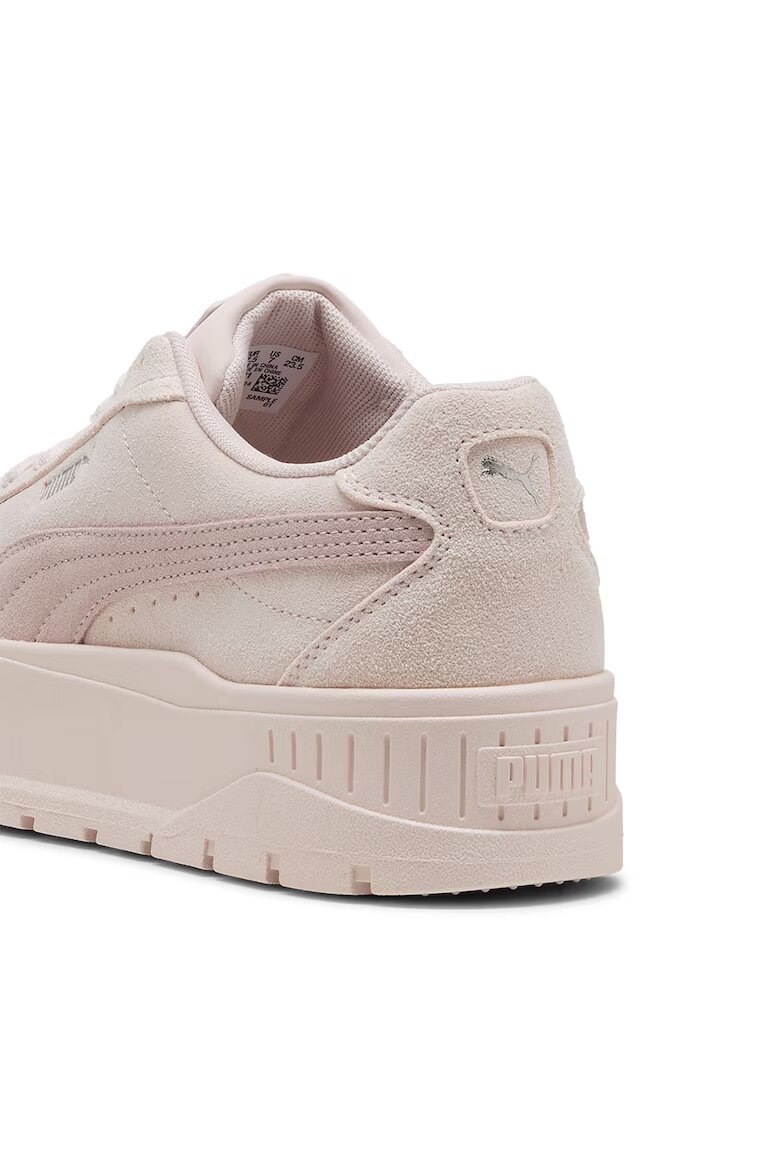 Puma Велурени спортни обувки Karmen II с равна платформа Праскова