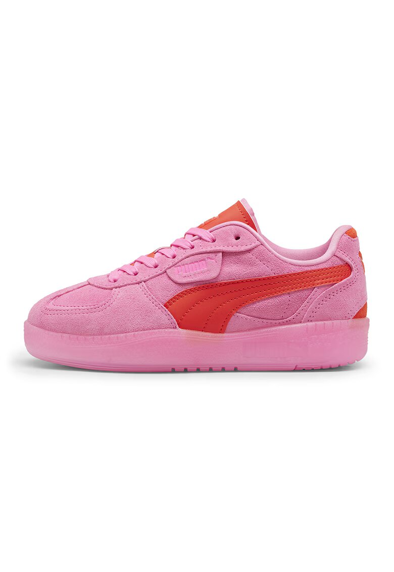 Puma Велурени спортни обувки Palermo Moda Xtra - Червен/Розово