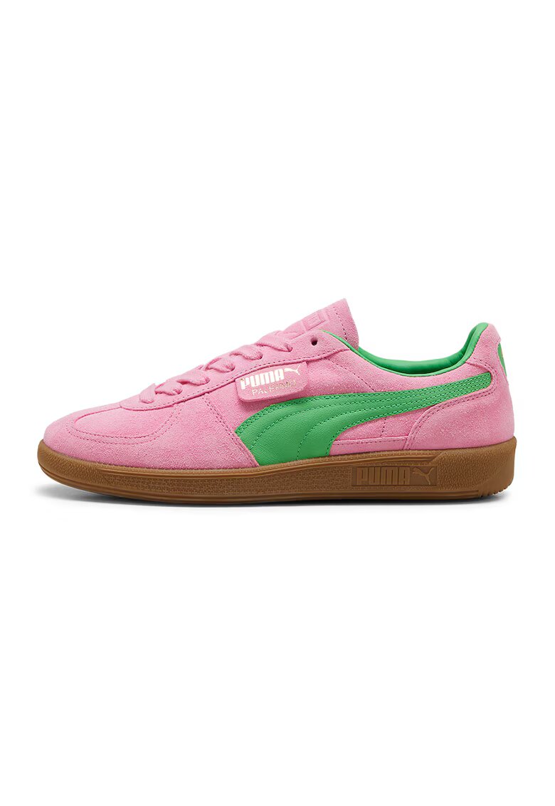 Puma Велурени спортни обувки Palermo Special - Зелен/Розово