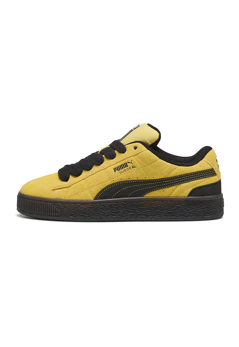 Puma Велурени спортни обувки с контрасти - Черен/Жълт