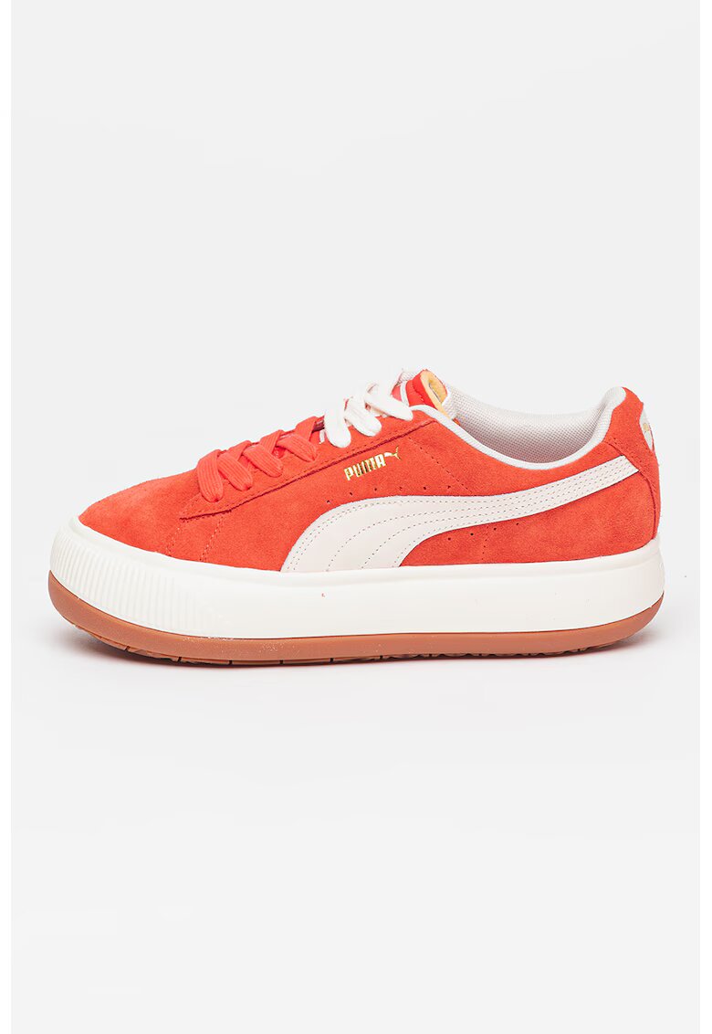 Puma Велурени спортни обувки с лого