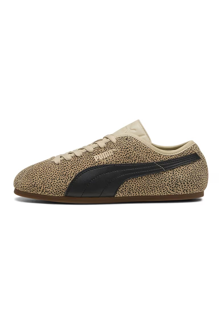 Puma Велурени спортни обувки Tackle Topcat с десен - Черен/Камел