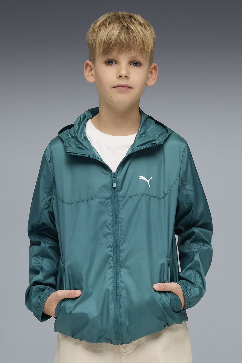 Puma Яке Essentials с качулка и цип Петролно синьо