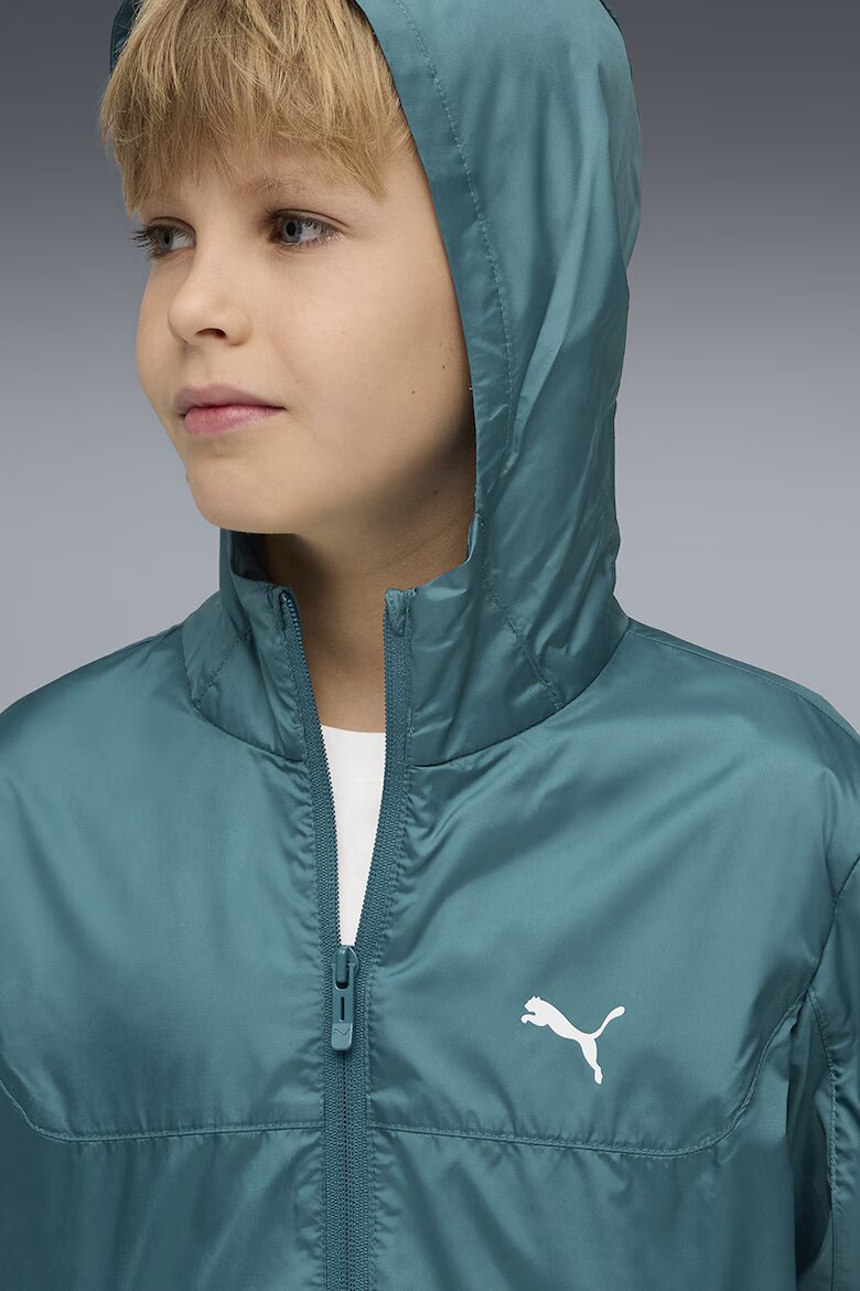 Puma Яке Essentials с качулка и цип Петролно синьо