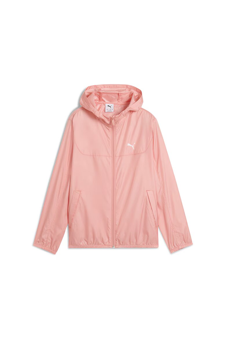 Puma Яке Essentials с качулка и цип Розова сьомга