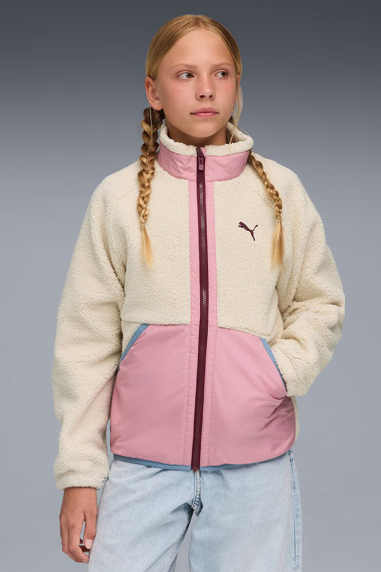 Puma Яке с джобове Слонова кост/Розово