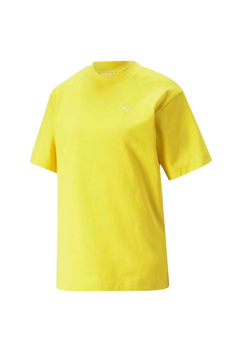 Puma YONA SUNP Mock Neck Tee - 537977-41 - жени - жълто