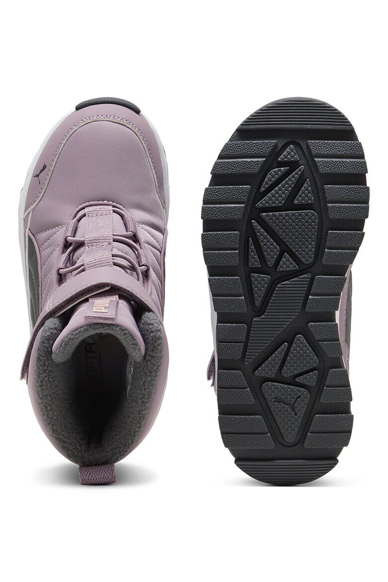 Puma Зимни боти Evolve AC+ с велкро Бледа лила/Tъмносив